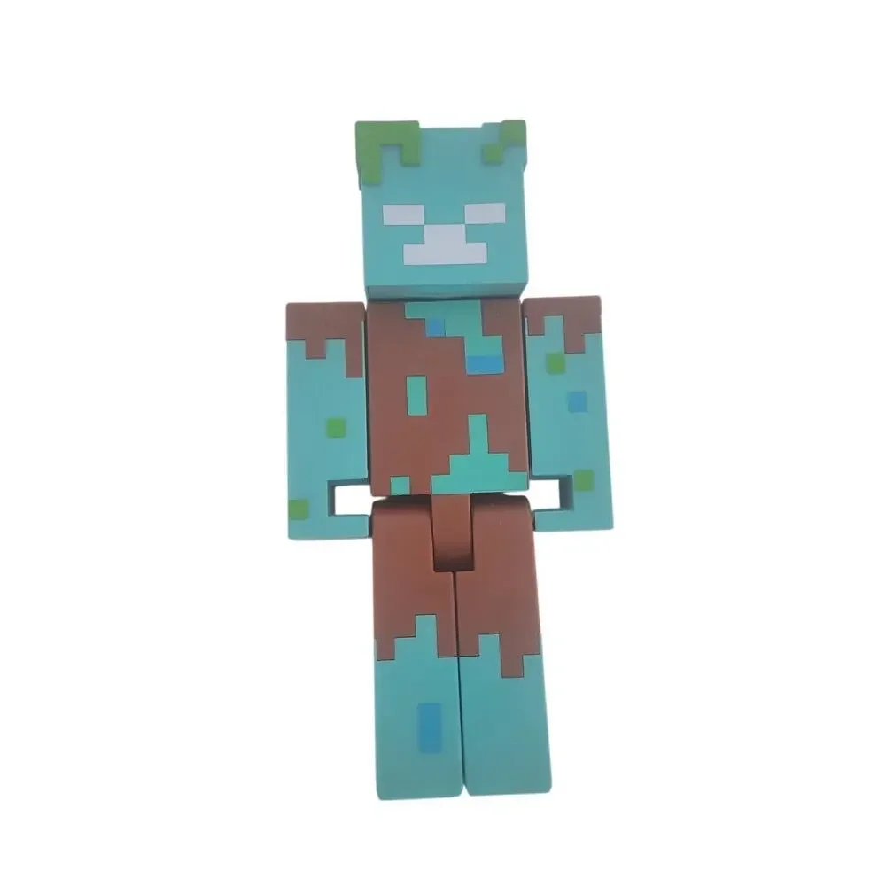 Minecraft creeper standing moveable figure